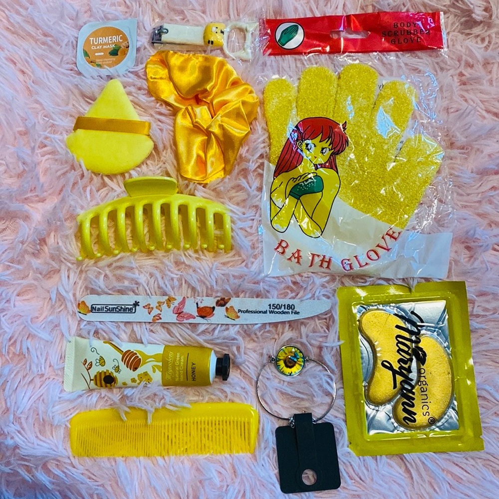makeup spa bundle - yellow